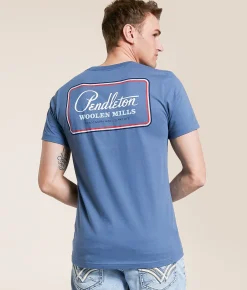 Graphic T-Shirts | Pendleton Retro Logo T-Shirt Slate