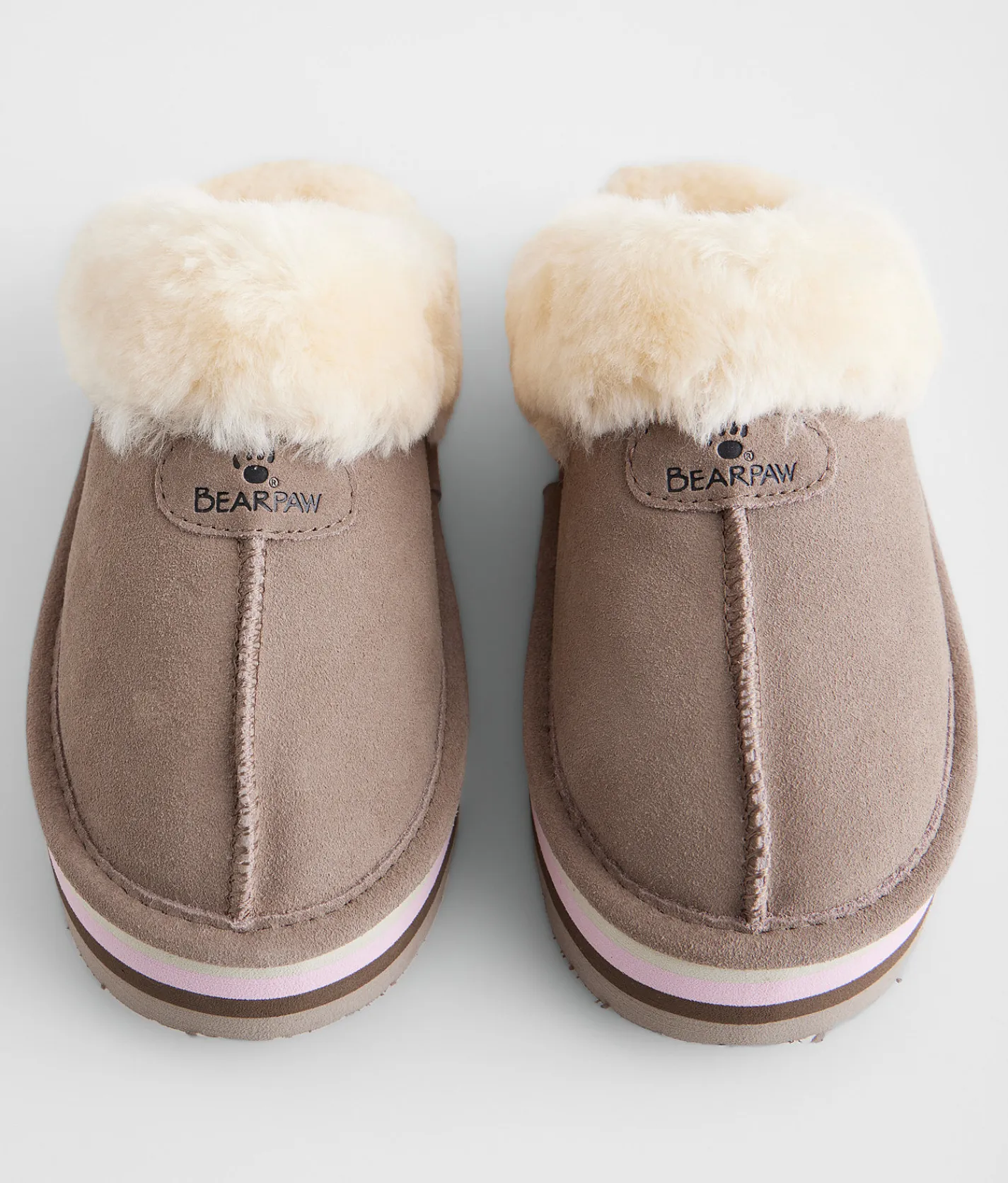 Shoes | Bearpaw Retro Loki Leather Slipper Stone
