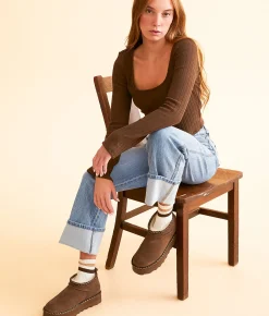 Bearpaw Retro Super Shorty Deco II Leather Ankle Boot Cocoa Online