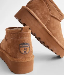 Shoes | Bearpaw Retro Super Shorty Platform Leather Ankle Boot Earth