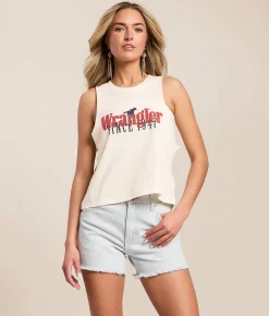 Tops | Wrangler® Retro Tank Top Egret