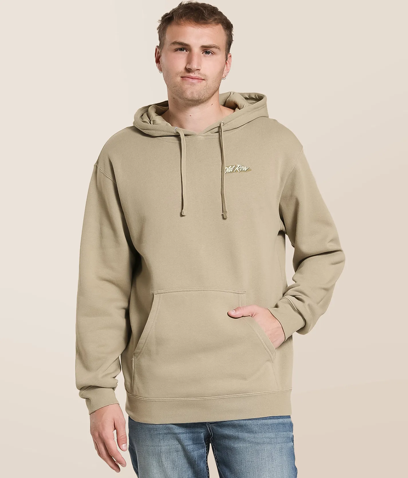 Tops | Old Row Retro Triangle Camo Hooded Sweatshirt Cement