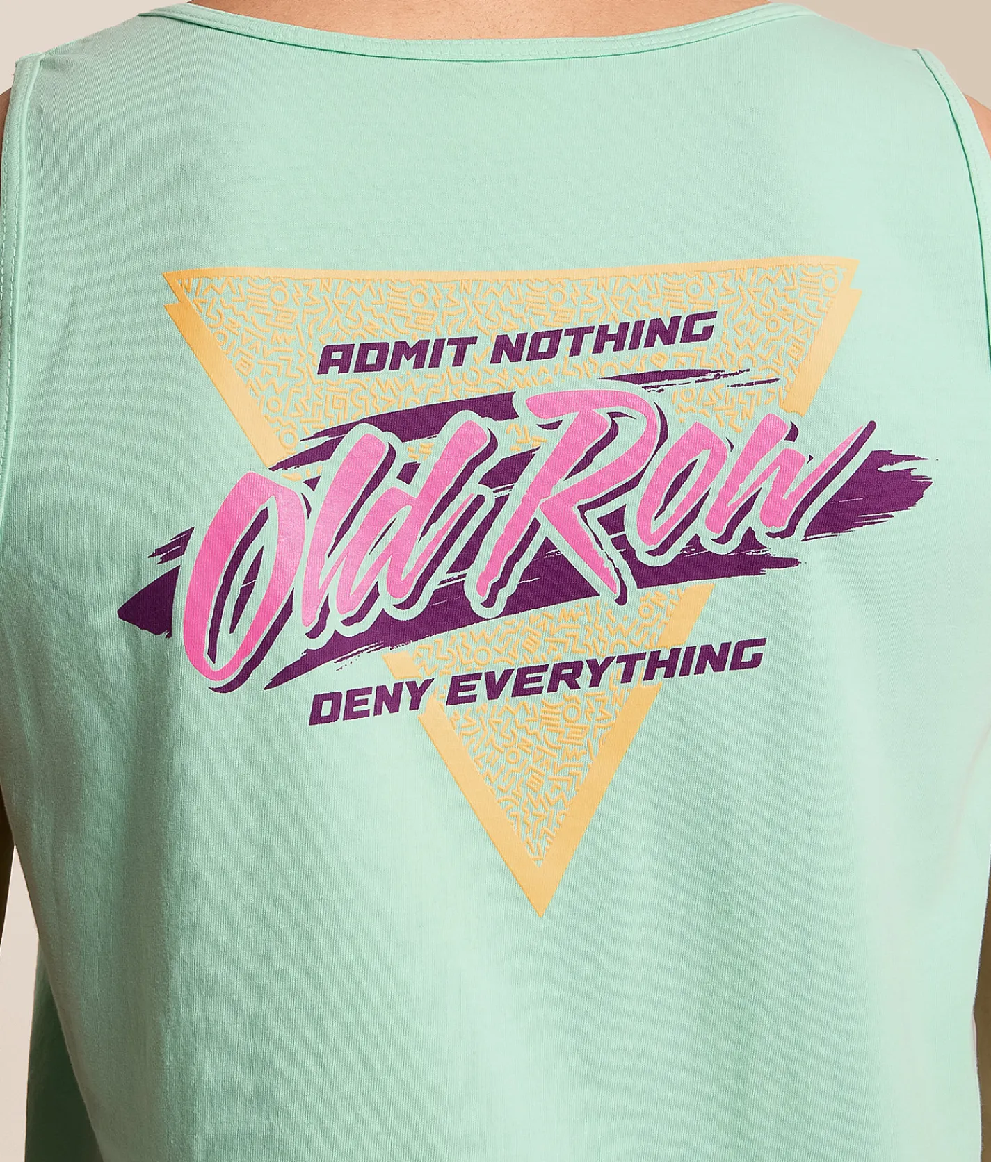 Old Row Retro Triangle 2.0 Tank Top Island Reef Clearance