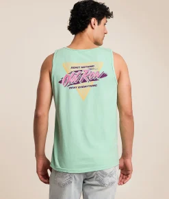 Old Row Retro Triangle 2.0 Tank Top Island Reef Clearance