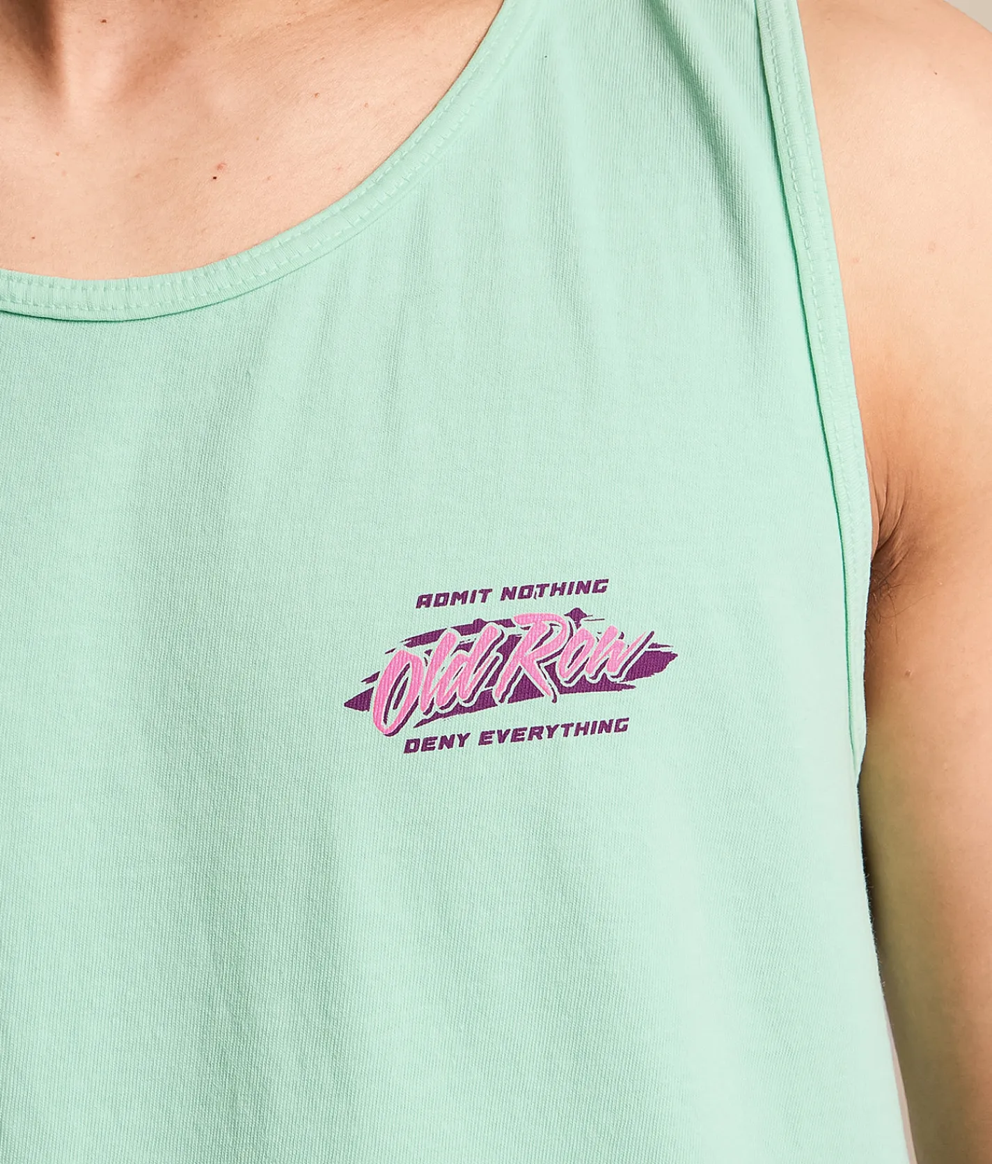 Old Row Retro Triangle 2.0 Tank Top Island Reef Clearance
