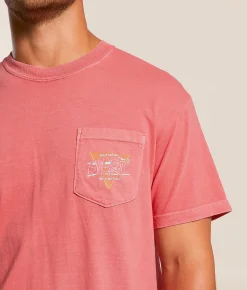 Tops|Graphic T-Shirts | Old Row Retro Triangle T-Shirt Watermelon