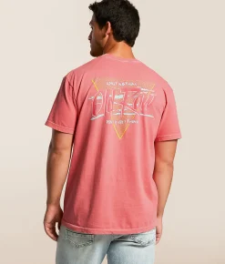 Tops|Graphic T-Shirts | Old Row Retro Triangle T-Shirt Watermelon