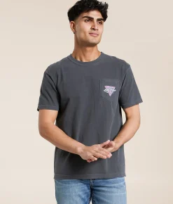 Old Row Retro Triangle T-Shirt Grey