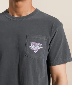 Old Row Retro Triangle T-Shirt Grey