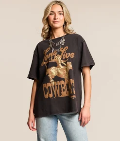 Tops | Wrangler® Retro T-Shirt Black Beauty Acid Wash