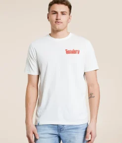 Sendero Provisions Co. Retro T-Shirt Vintage White Clearance