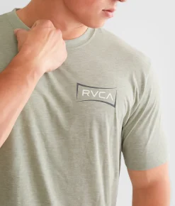 RVCA Return Sport T-Shirt Olive Heather Clearance