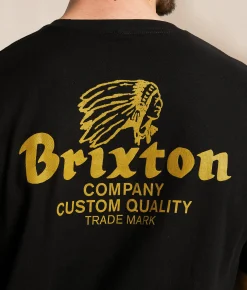 Brixton Reverance T-Shirt Black New