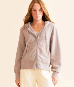 Tops|Activewear | Champion® Reverse Weave Stadium Hoodie Washed Evening Blush