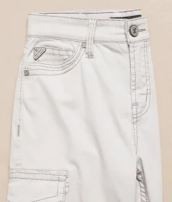 Bottoms|Shorts | Salvage Revolt Cargo Stretch Short Quiet Grey