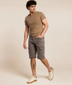 Salvage Revolt Cargo Stretch Short Eiffel Tower Grey Outlet