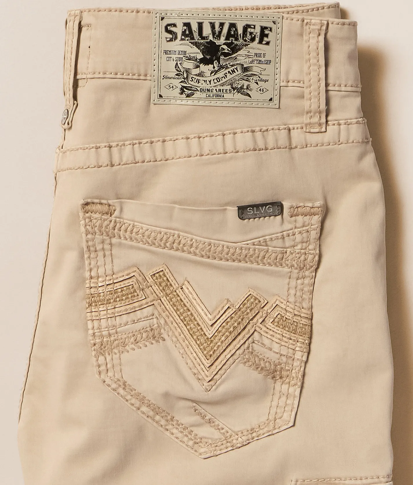 Bottoms|Shorts | Salvage Revolt Cargo Stretch Short Island Khaki