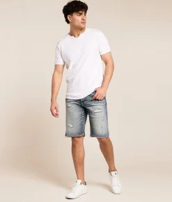 Bottoms | Salvage Revolt Stretch Short Rocky Mountains