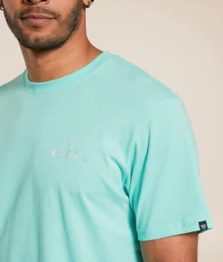 Veece Revolution T-Shirt Aqua Sky White Online