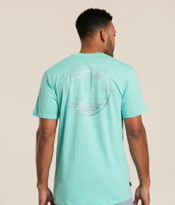 Veece Revolution T-Shirt Aqua Sky White Online