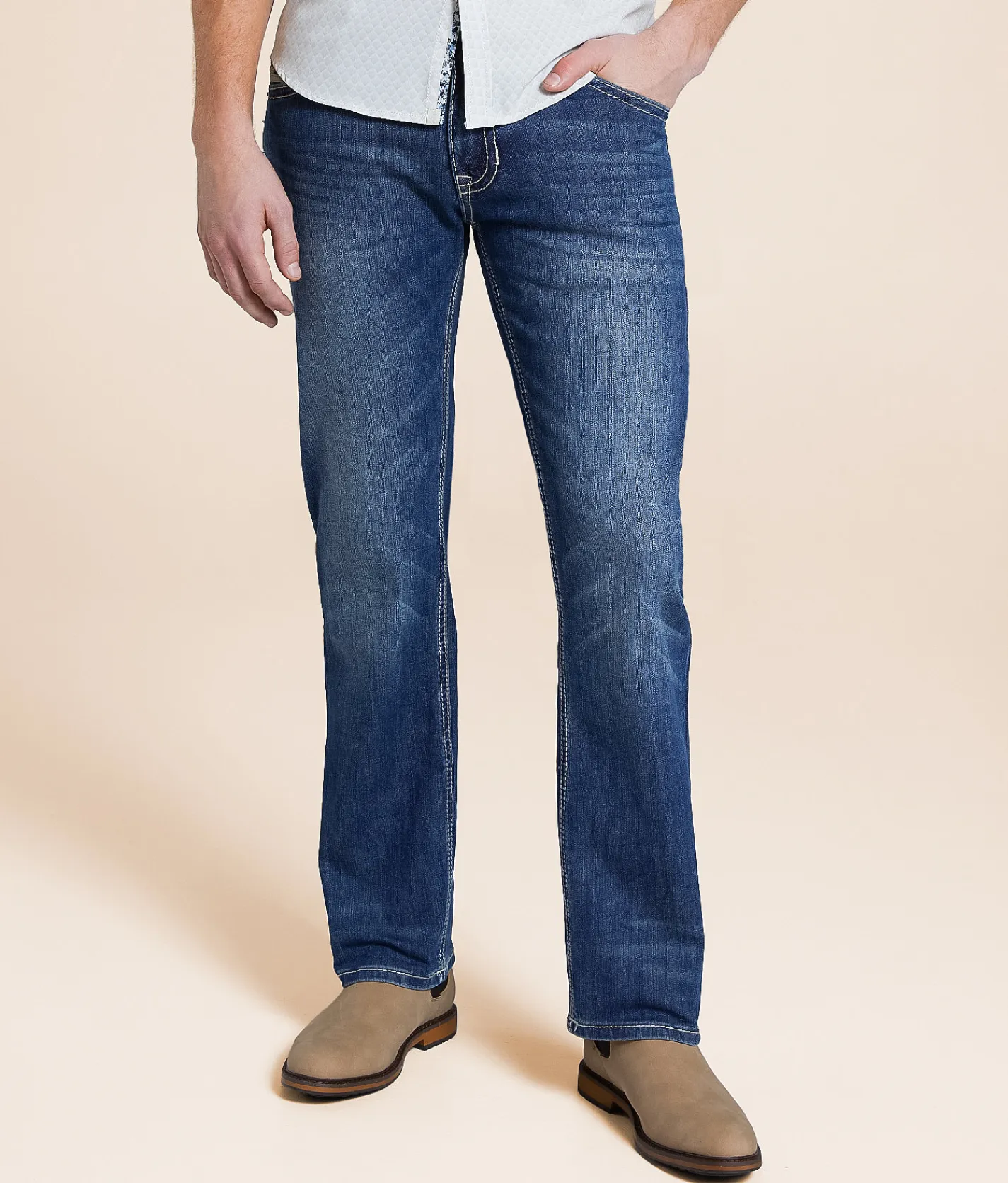 Hooey x Rock & Roll Denim Revolver Straight Jean Dark Vintage Outlet