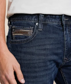 Bottoms|Jeans | Rock & Roll Denim Revolver Straight Stretch Jean Dark Vintage 201