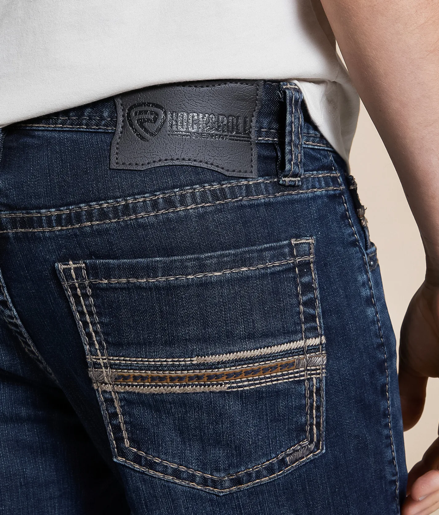 Bottoms|Jeans | Rock & Roll Denim Revolver Straight Stretch Jean Dark Vintage 201