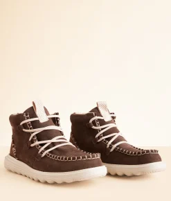 HEYDUDE™ Reyes Suede Boot Espresso Best