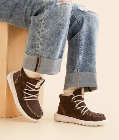 HEYDUDE™ Reyes Suede Boot Espresso Best