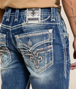 Rock Revival Jeans|Bottoms | Rock Revival Rey Straight Stretch Jean Rey J207