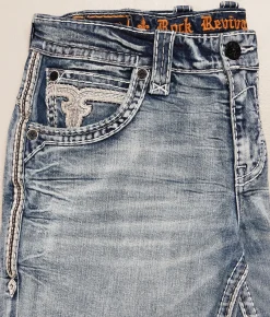 Rock Revival Rhett Relaxed Taper Stretch Jean Rhett EQ213 New