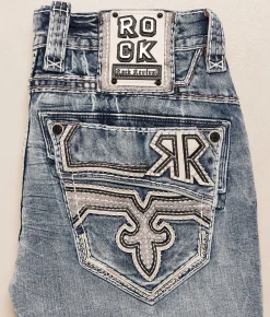 Rock Revival Rhett Relaxed Taper Stretch Jean Rhett EQ213 New