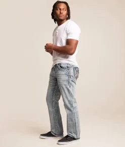 Rock Revival Rhett Relaxed Taper Stretch Jean Rhett EQ213 New