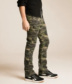 Waimea Rhinestone Stacked Stretch Jean Camo