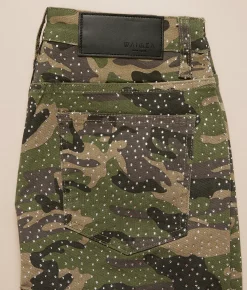 Jeans | Waimea Rhinestone Stacked Stretch Jean Camo