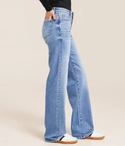 Jeans|Bottoms | VERVET by Flying Monkey Rhinestone Classic Straight Jean Love Landing