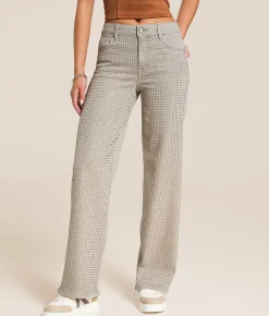 Jeans|Bottoms | HIDDEN Rhinestone Logan Dad Stretch Jean Gravel Rhinestone