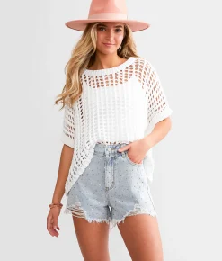 Bottoms|Shorts | Blue B Rhinestone Ultra High Rise Short Light Wash