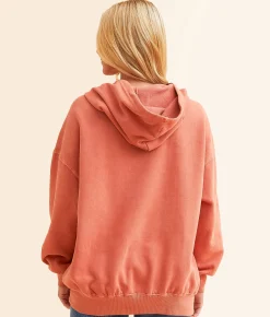 Billabong Rhythm Hooded Sweatshirt Kiss the Earth Hot