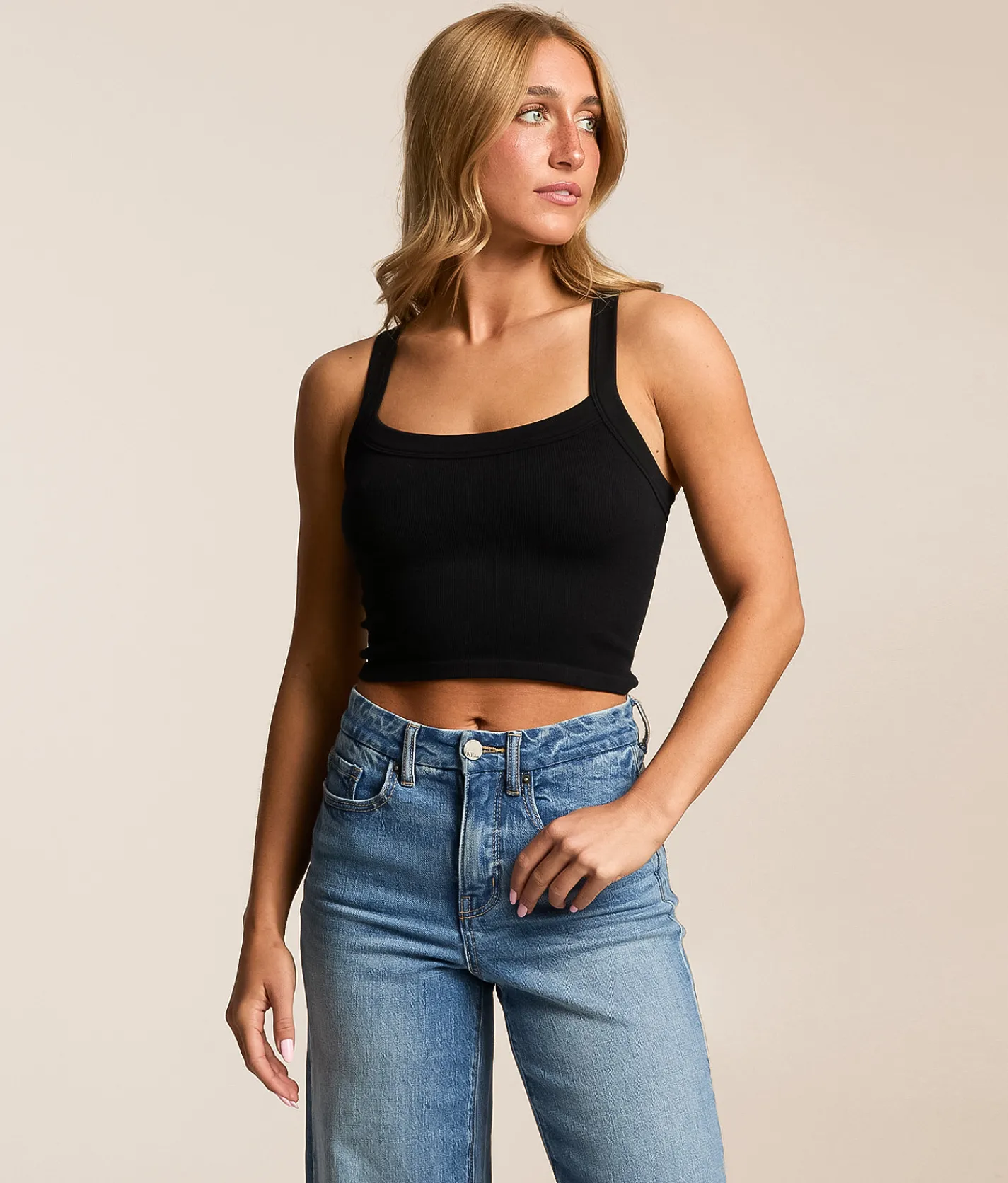 FITZ + EDDI Ribbed Brami Black Online