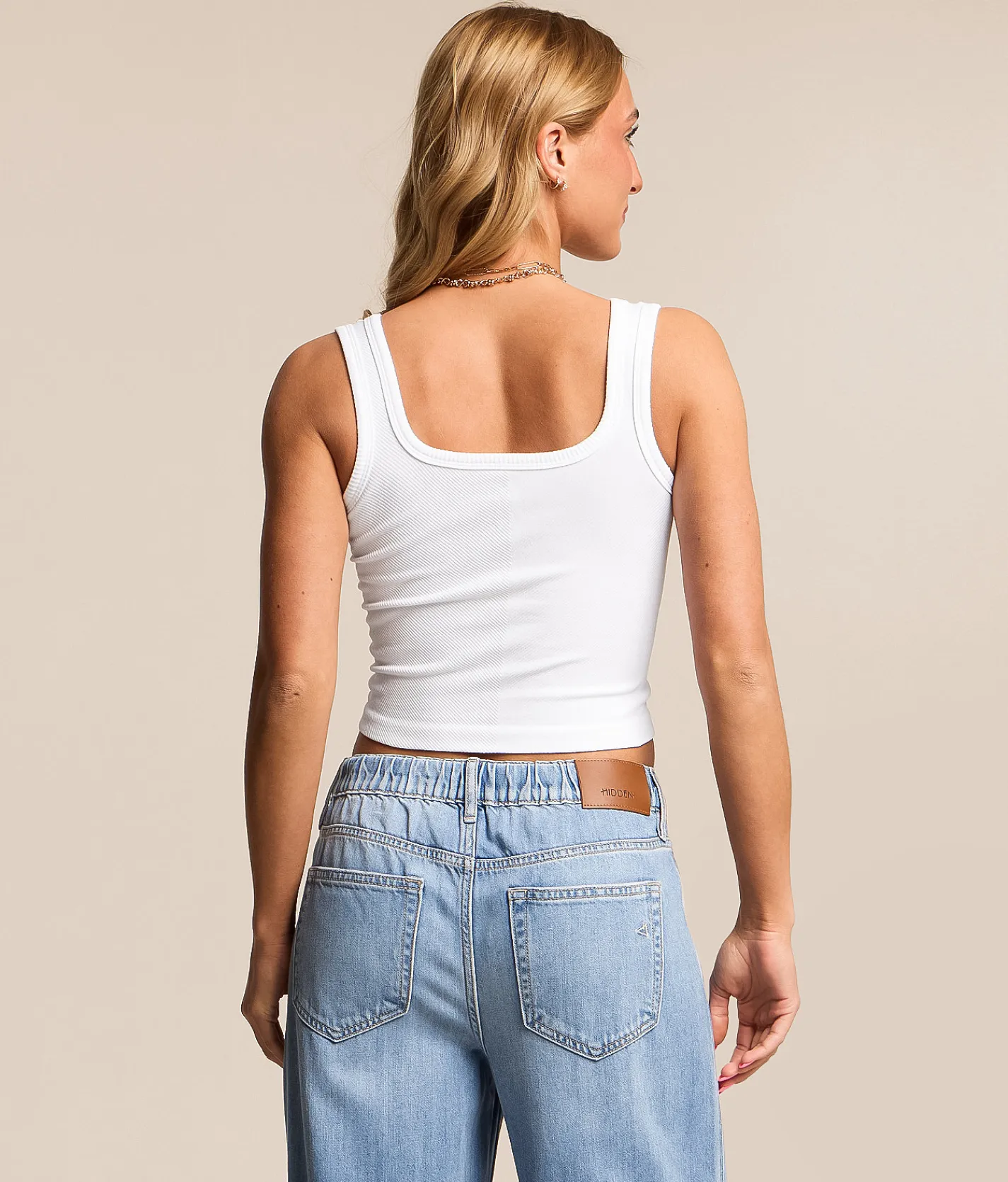 Tops | FITZ + EDDI Ribbed Brami White