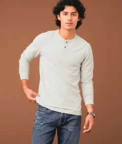 Outpost Makers Ribbed Henley Sharkfin Clearance