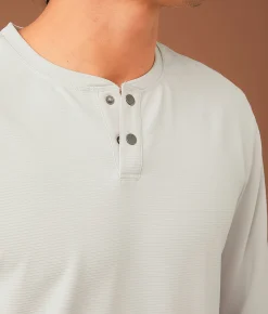 Outpost Makers Ribbed Henley Sharkfin Clearance