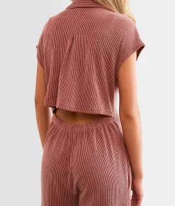 Rompers & Jumpsuits | Illa Illa Ribbed Knit Jumpsuit Brick
