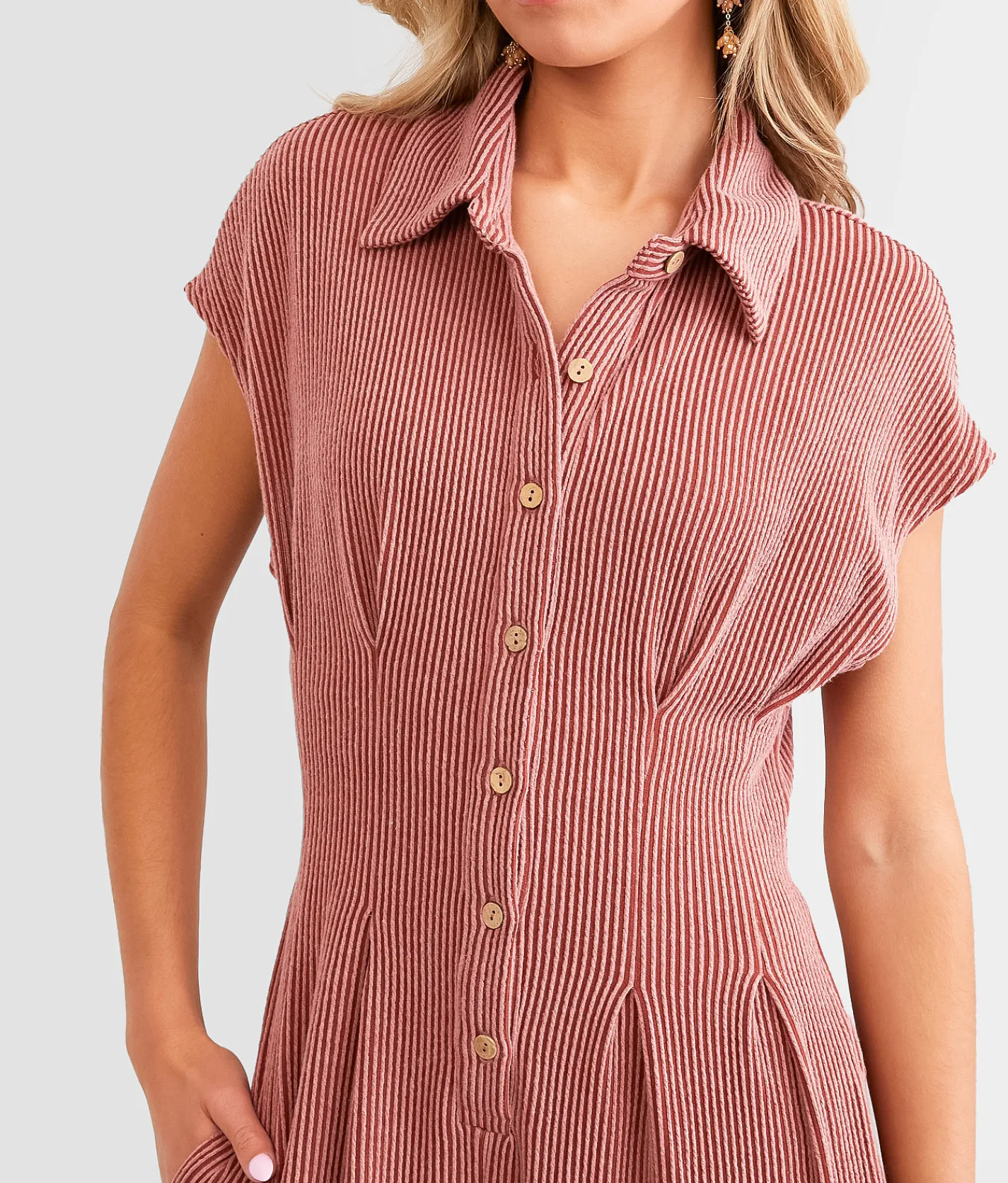 Rompers & Jumpsuits | Illa Illa Ribbed Knit Jumpsuit Brick