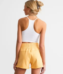 Freshwear Ribbed Stretch Brami Orange Peel Outlet