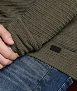 Outpost Makers Ribbed Sweater Morel New