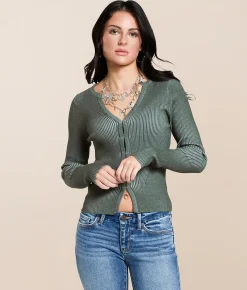 Gilded Intent Ribbed Top Climbing Ivy Best