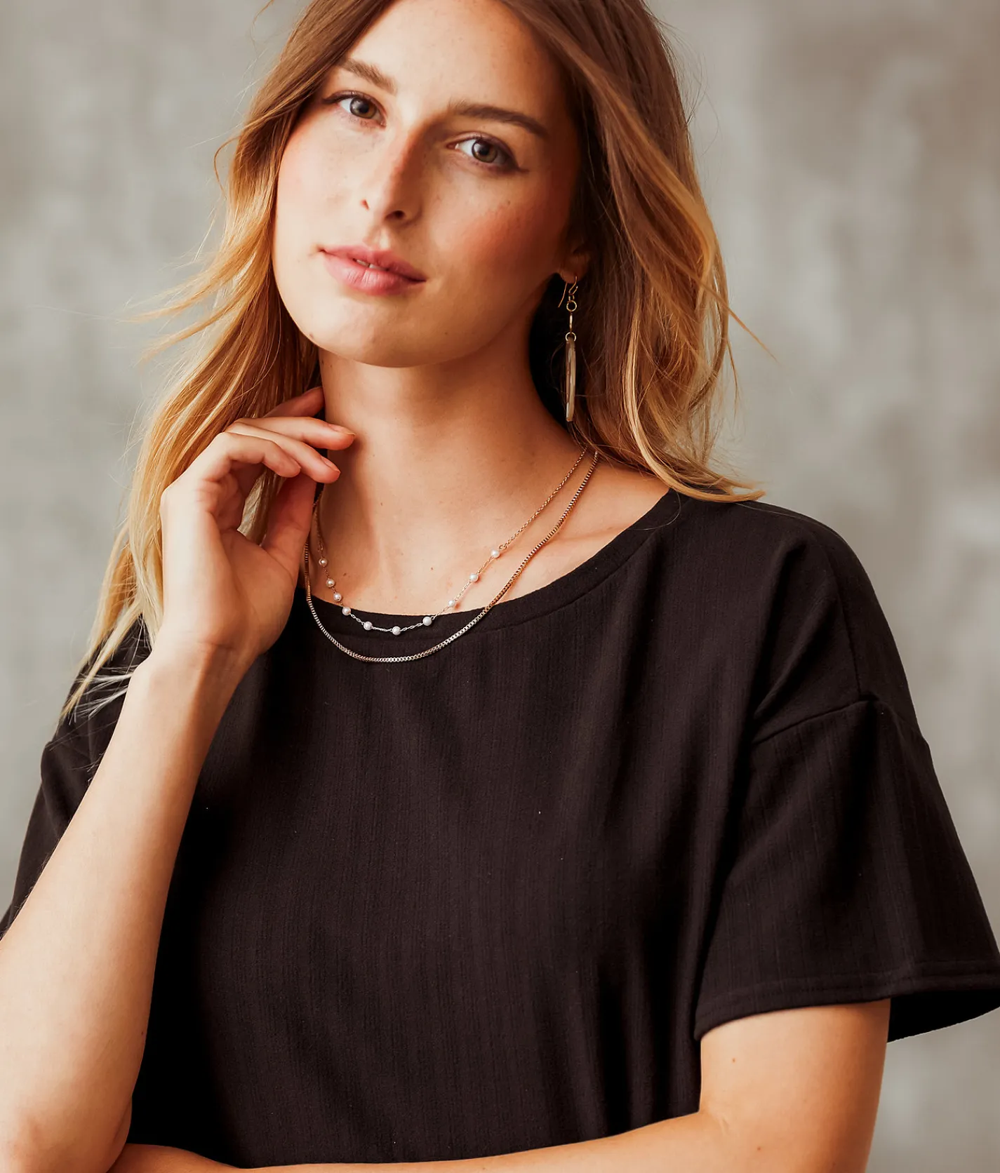 Activewear | Buckle Black Ribbed Top Black
