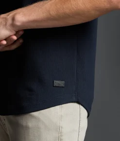 Outpost Makers Ribbed T-Shirt Navy Outlet